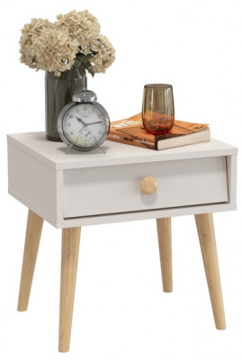 Афина Спальня 4-09901М1к.с. Тумба прикроватная, кашемир серый