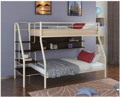 Двухъярусная кровать Толедо-1П (Коричневый)