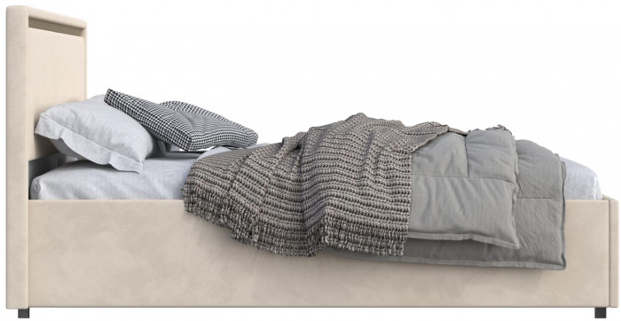 Кровать 140 с ортопед. основанием КР-431-М-14, Микровелюр Zeekr-3