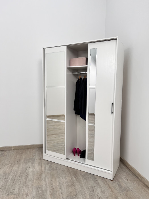 Шкаф-купе Стиль-2 1400, Дуб крафт серый/Камень серый