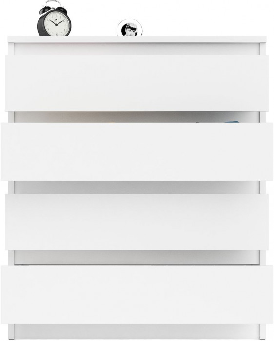 Мори Комод МК800.4, цвет белый, ШхГхВ 80,4х41х94 см.