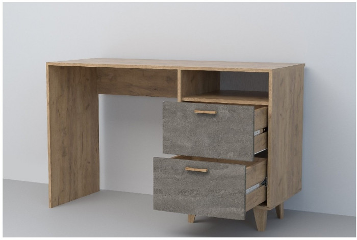 Эго Стол Ст-3 НГ (Камень Темный/Бетон Светлый)