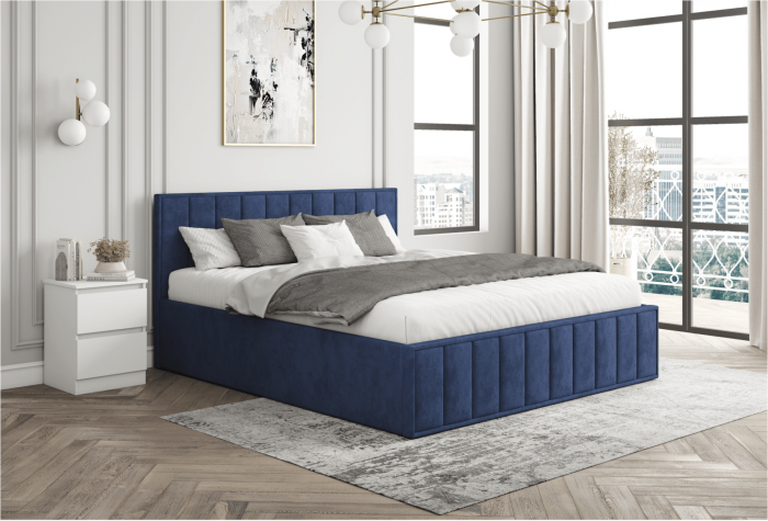 Кровать Лана 140, Графит софт