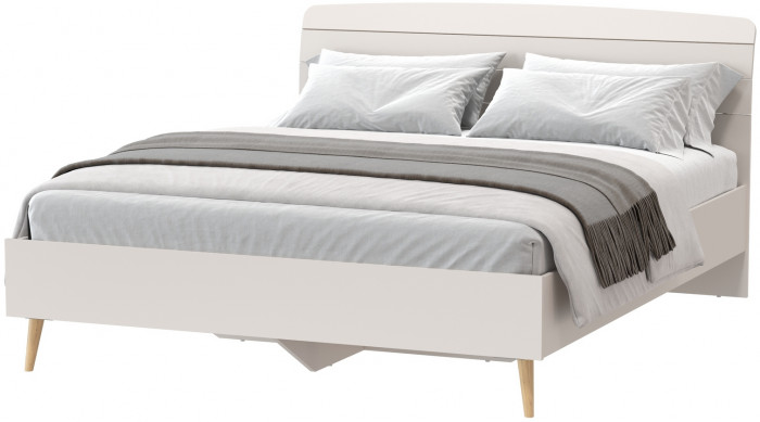 Афина Спальня 4-22901М1к.с. Кровать 1600, кашемир серый