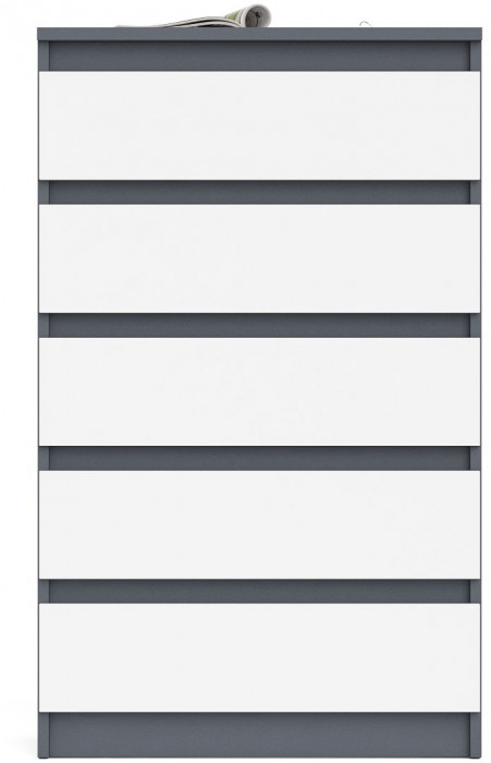 Мори Комод МК700.5, графит/белый