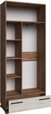 Модена Шкаф МШ-30 дуб крафт табачный/дуб крафт белый/венге