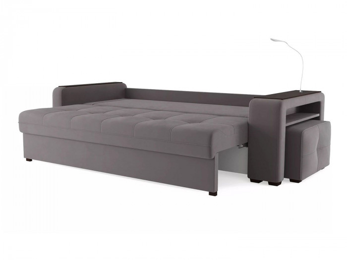 Диван Smart 4 пуф справа Б3-3Т-Б4 СК Велюр Velutto 19