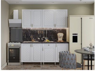 Кухонный гарнитур Версаль 1,8м Арктик/Арктик