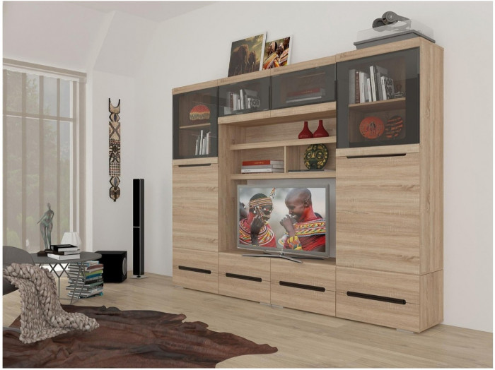 Гостиная Эколь Вариант №2 (Венге шоколад)