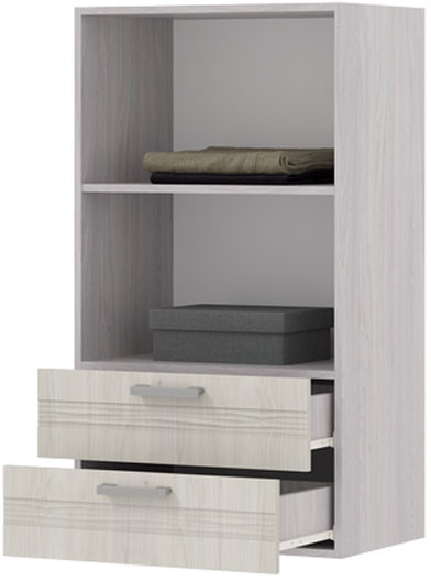 АМЕЛИЯ Шкаф навесной АН-03 МДФ 600х1076х400 вяз каньон/анкор