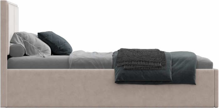 Кровать 160 с ортопед. основанием КР-430-М-16, Микровелюр Zeekr-3