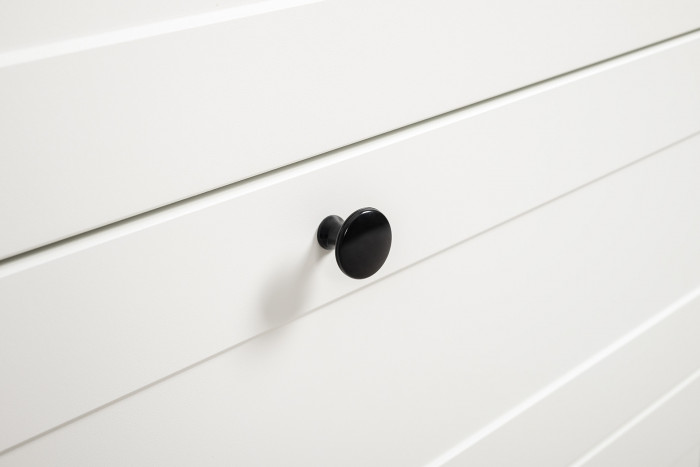 Остин 11.53 Кровать + ортопед + 16.240 Комод, белый шагрень/дуб крафт золотой