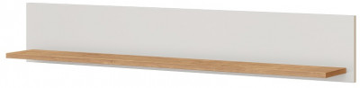 Полка навесная "Шанталь" - Дуб наварра/Белый