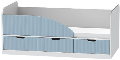 Детская комната Бриз МДФ, набор 9, Белый/Антарктида (Полосы)