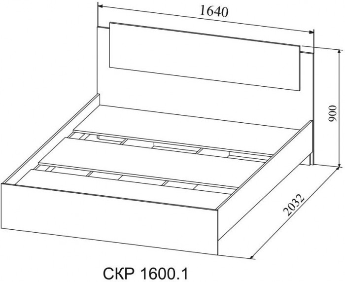Модульная спальня Софи, композиция 1, Белый глянец/Дуб Сонома