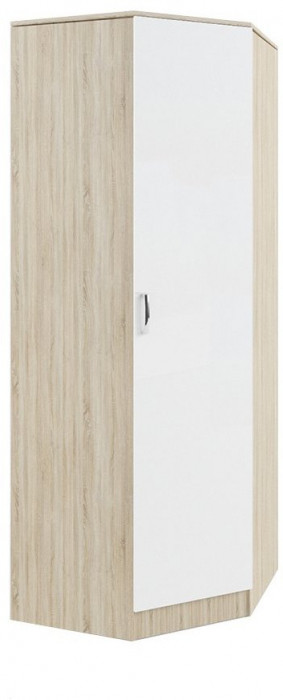 Модульная спальня Софи, композиция 1, Белый глянец/Дуб Сонома