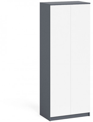Мори Шкаф МШ800.1, графит/белый