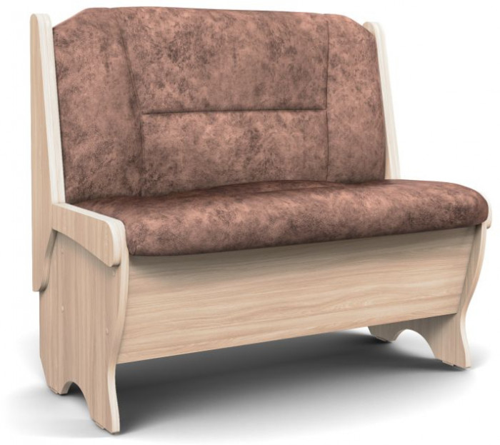 Скамья Лотос 950 ясень светлый/коньяк