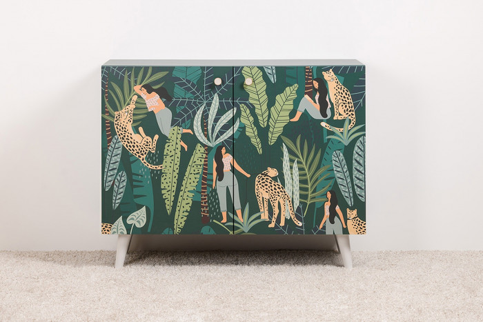 Либера Комод-тумба 16.230.01, пасифай/белый