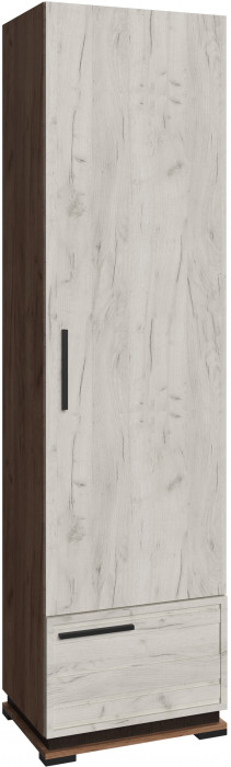 Модена Прихожая, композиция 3, Дуб крафт табачный/Дуб белый/Венге