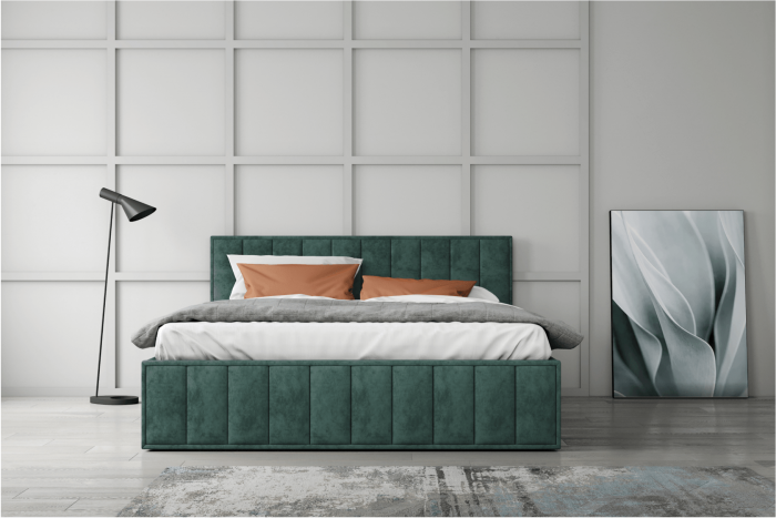 Кровать Лана 180, Синий софт