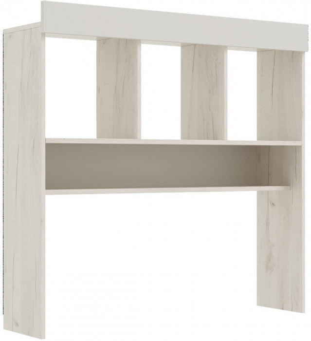 Модульная детская Юниор-4, композиция 1 (Шарли мокко, Крафт белый)