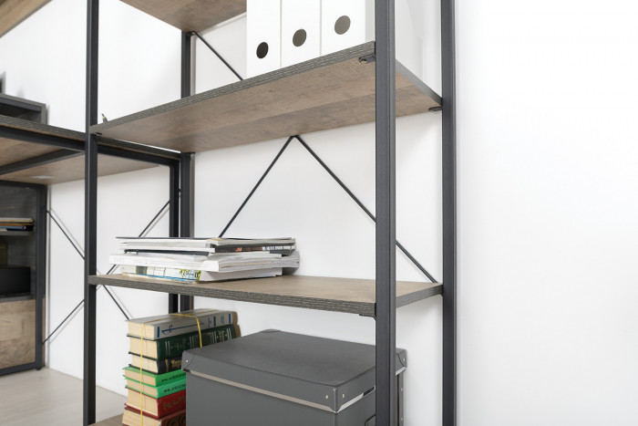 Трувор 13.151.01 Стеллаж 3 шт., дуб гранж песочный/интра