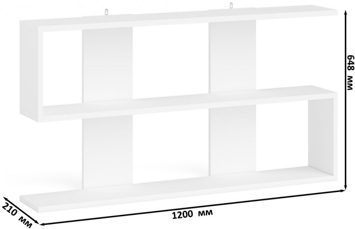 Мори компьютерный стол МС-16 левый + Комод МК700.5 + Полка 1200, белый