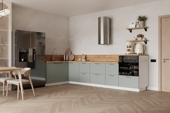 КГ Угловой 1500х3150 (без пм) Эмаль, Олива  Арника РМ в.3