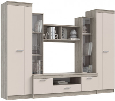 Гостиная Атлантида-6, Крафт серый/Кашемир