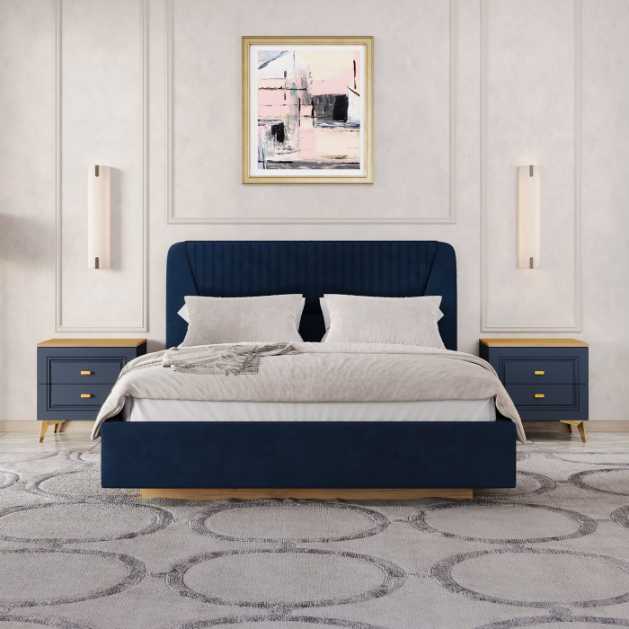 Кровать-11М с подъемным основанием 1600 Вега Сапфир