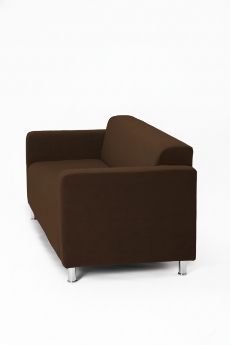 Диван прямой Томи, 200х78х75 см, велюр, коричневый