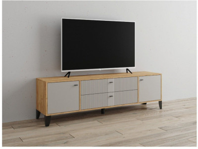 Тумба ТВ Парус-10 дуб крафт золотой/сантьяго софт