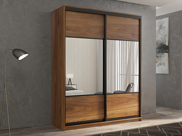 Шкаф-купе Кааппи 6 Кастелло Бренди 160х60х230 см