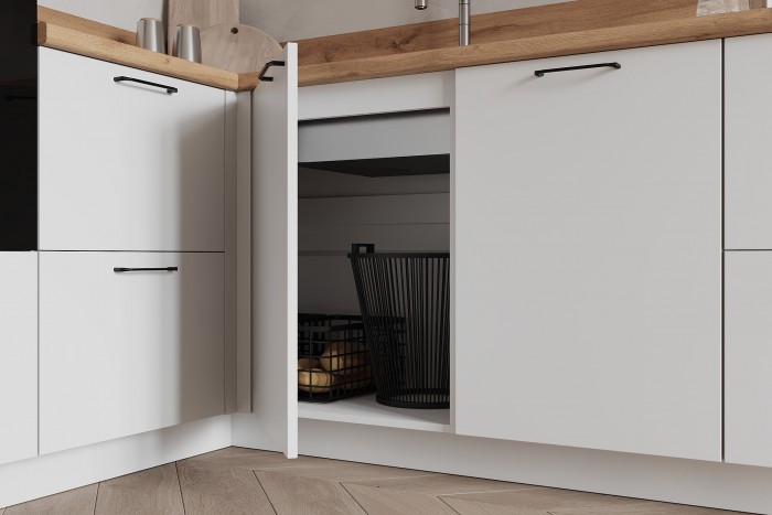 КГ Угловой 1500*2250 (без пм) Эмаль, Белый  Арника РМ в.5