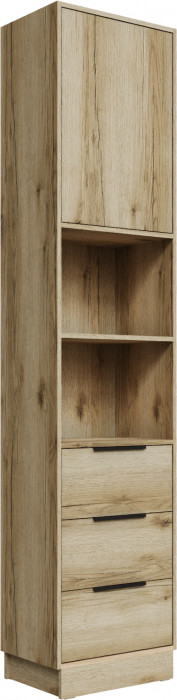 Шкаф Мадрид торцевой (0,35) с 3 ящ., Дуб делано
