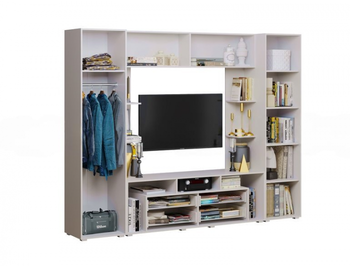 Гостиная Гармония Пластер бьянко/белый