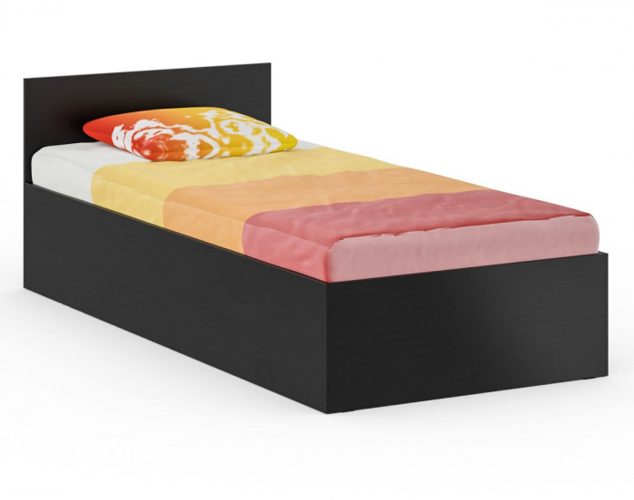 Спальня Стандарт 3-0900, венге/фасады ТВ тумбы МДФ чёрный глянец