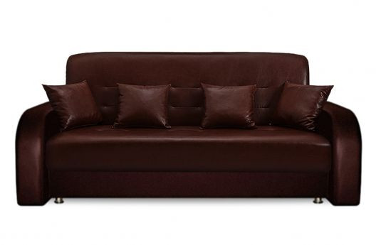 Диван Престиж 160х90 экокожа коричневая