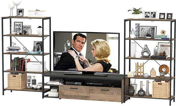 Трувор Гостиная 112, дуб гранж песочный/интра