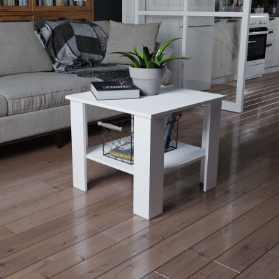 Стол журнальный Консул-9 белый