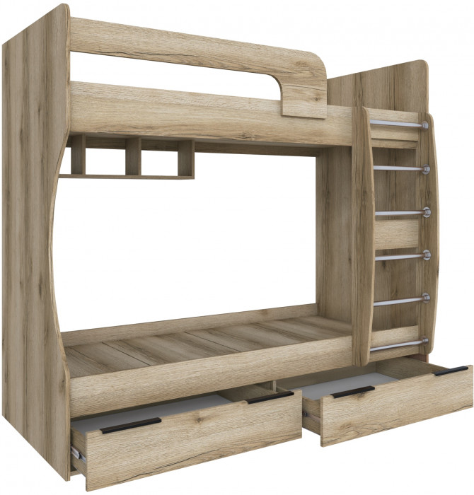 Набор мебели для подростковой "Мадрид", Кашемир/Дуб делано