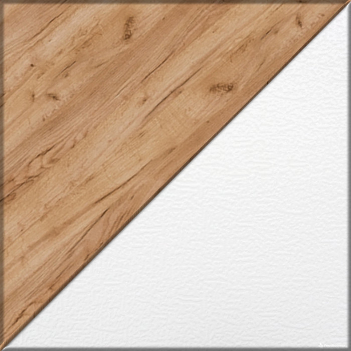 Лидер-8 Пенал МД 23Б + Тумба МД 3.15, цвет белый шагрень/крафт золото, ШхГхВ 80х50х190 см., универсальная сборка