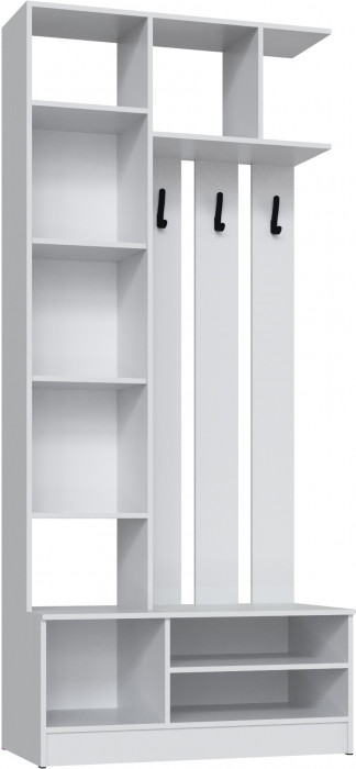 Центральная секция Мадрид (1,0), Белый/Ателье светлое