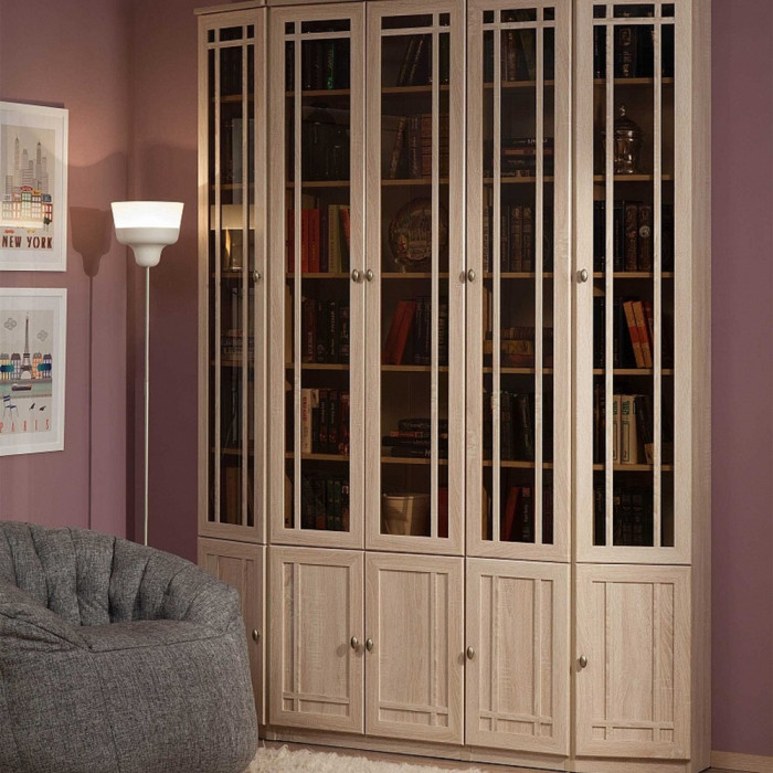 Шкаф книжный Sherlock 31 правый, дуб сонома