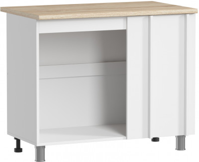 МК Аленушка НПУ 1000 Лаванда Сталь, скоба черный (без столешницы)