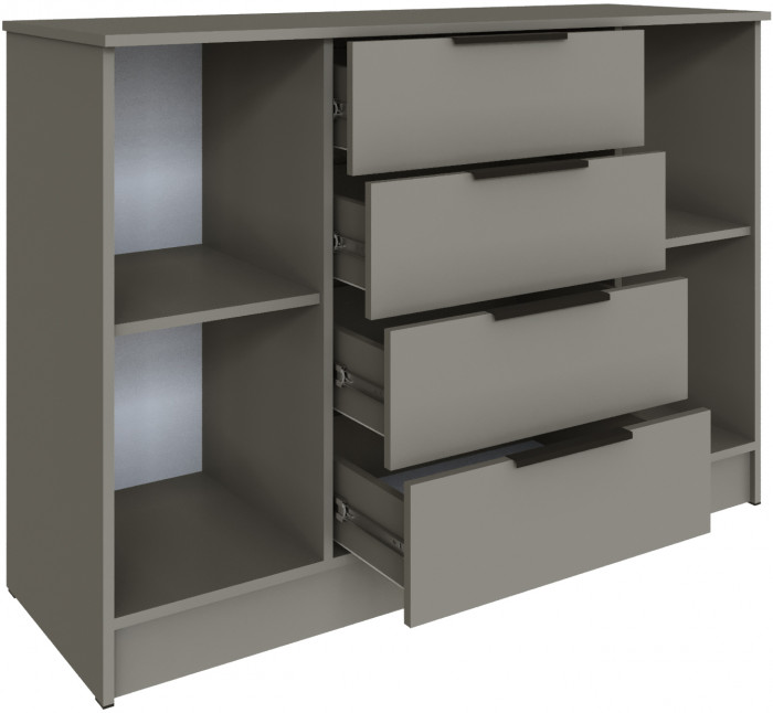 Комод для спальни Мадрид (1,31), Мокко