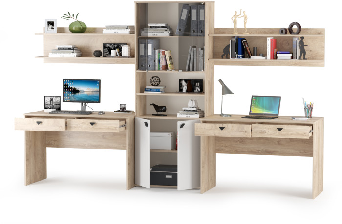 Бостон № 07, дуб эндгрейн элегантный/фасады МДФ милк рикамо софт