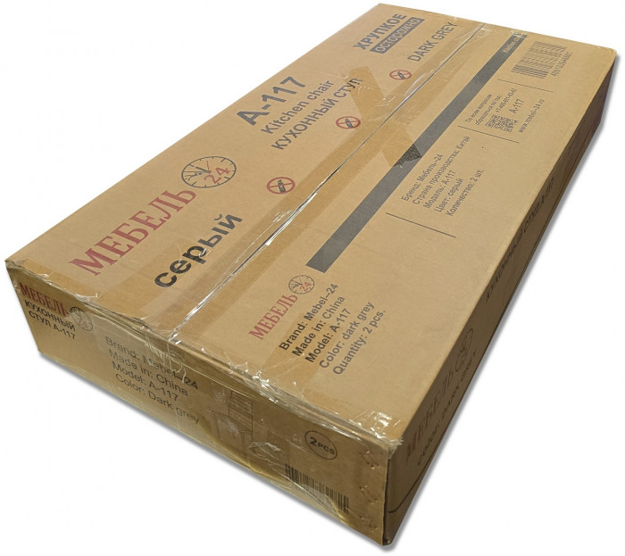 Четыре стула Мебель--24 A-117, чёрный