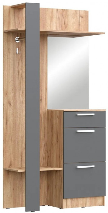 Мартина Вешалка комбинированная (Венге / Белый)